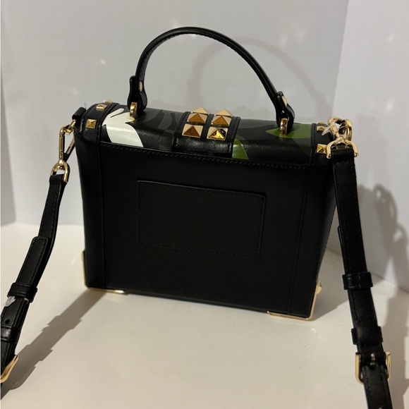 LN-Michael Kors Jayne Small Camo trunk bag with matching wallet and card holder - Picture 11 of 16